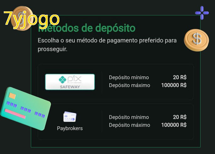 O cassino 7yjogobet oferece uma grande variedade de métodos de pagamento