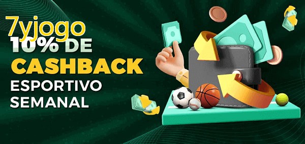 10% de bônus de cashback na 7yjogo